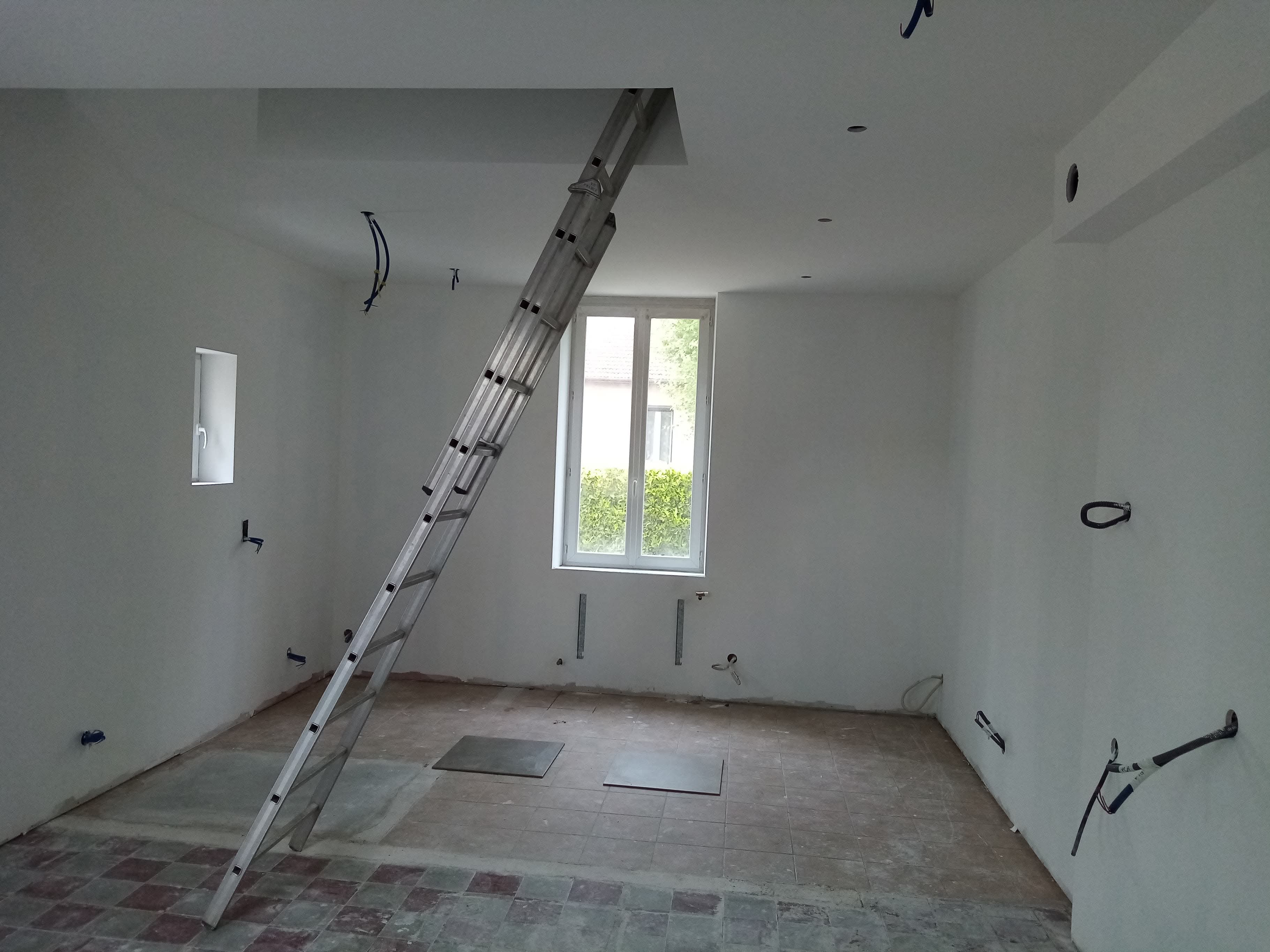 Placo — finition après fermeture